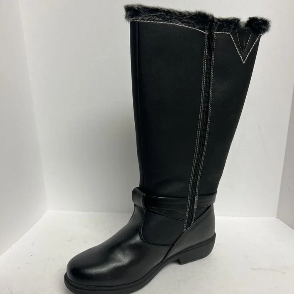 Tundra Womens Mai Waterproof Boot Black Size 8 M